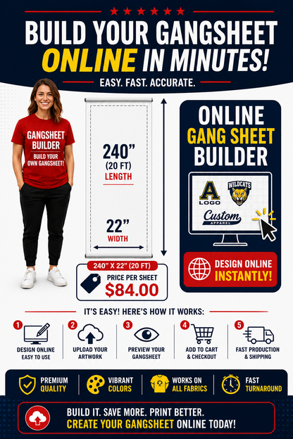 ONLINE GANG SHEET BUILDER